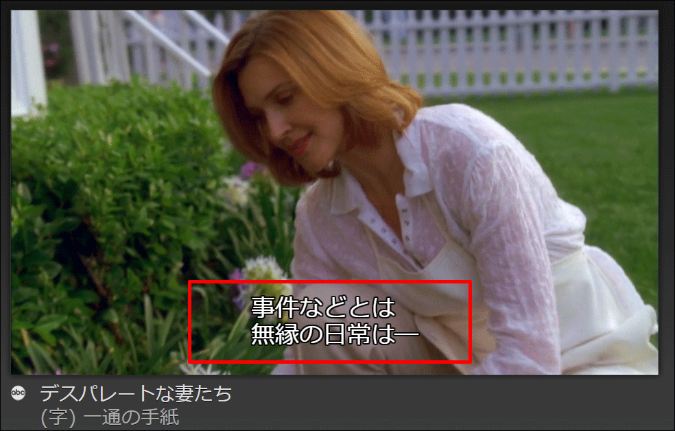 Huluの日本語字幕